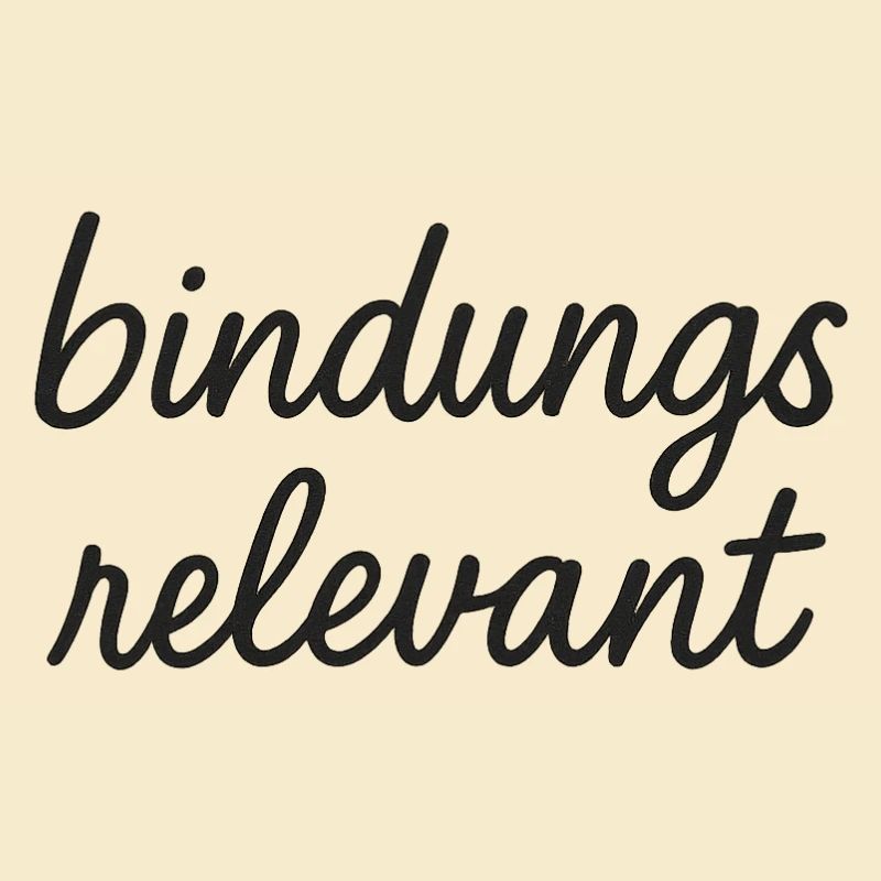 bindungsrelevant schwarz 