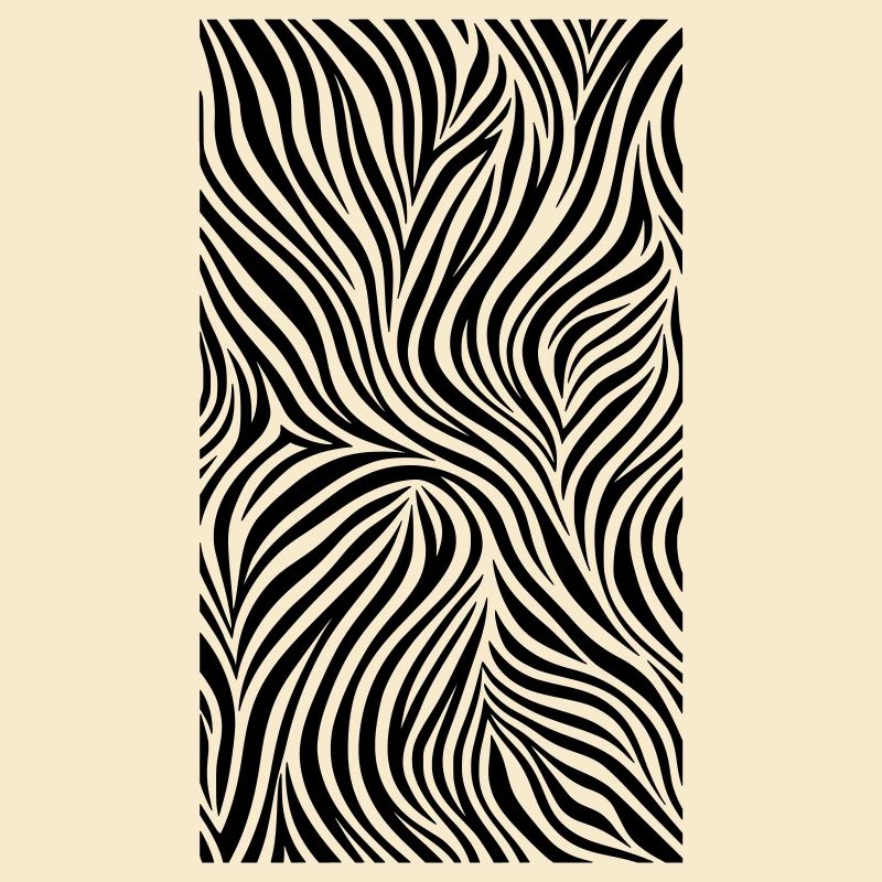 Zebra Stripe Zebra Pattern Stripe Black White