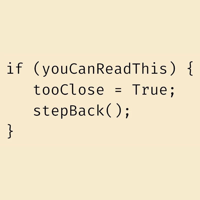 Personal space funny computer geek programmer joke