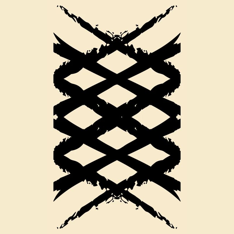 Diamonds Art Cross Pattern | Graphique vectoriel