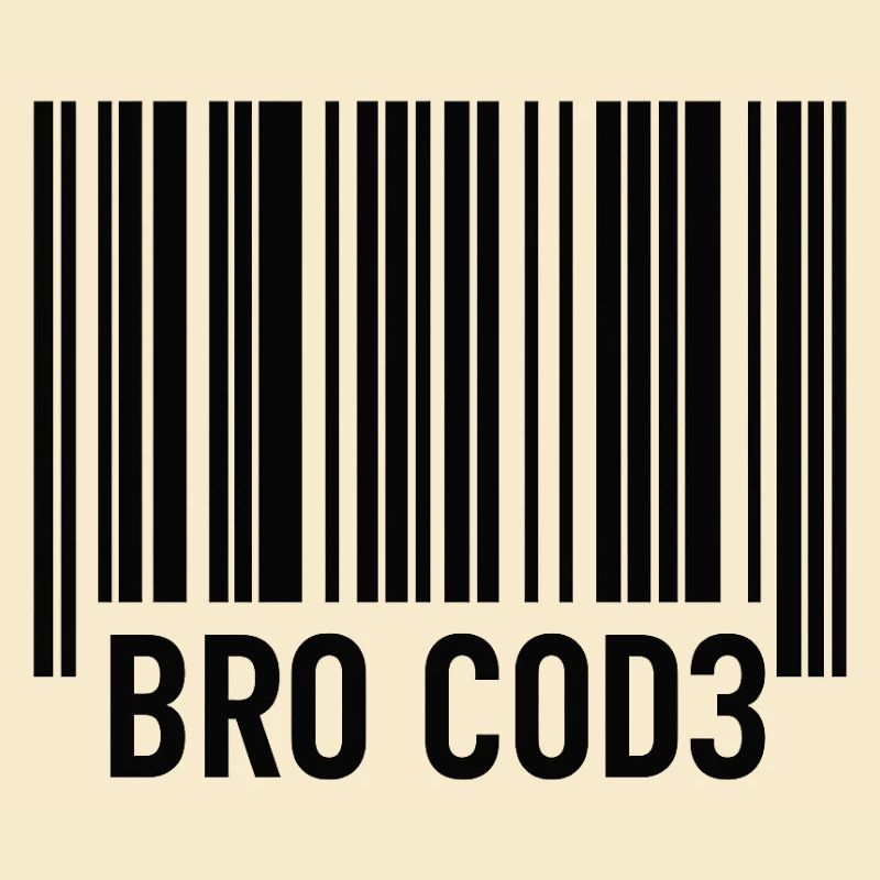 Bro Cod3 Barcode Design - Bro Code
