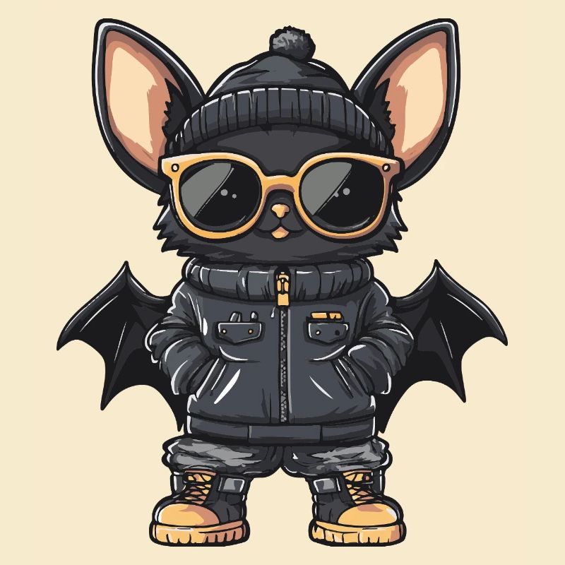 Fledermaus Cool Comic