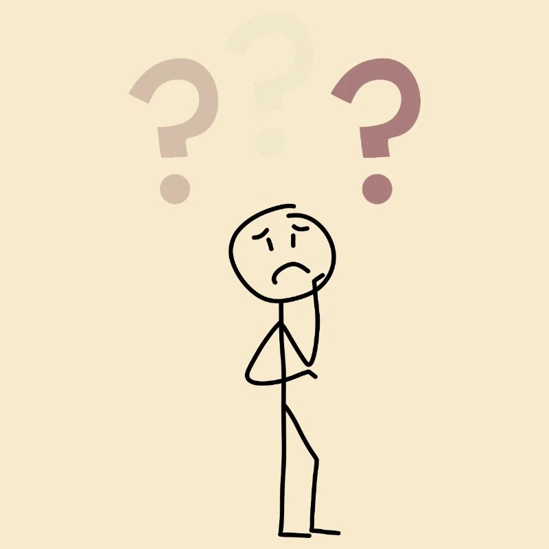 Three Question Marks – Minimal Mystery Design
