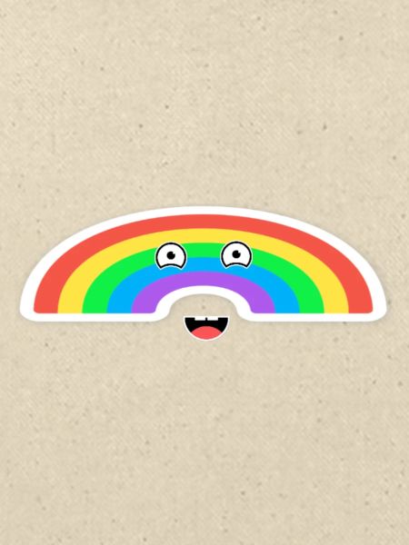 Lebhafte Regenbogenanimation 