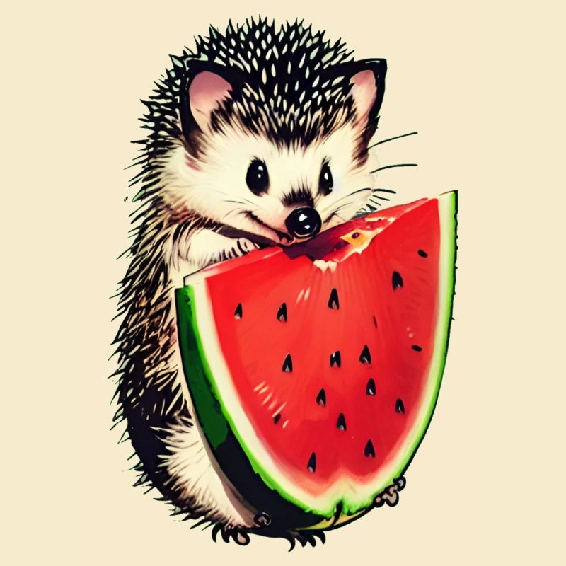 Gâterie de pastèque de hérisson
