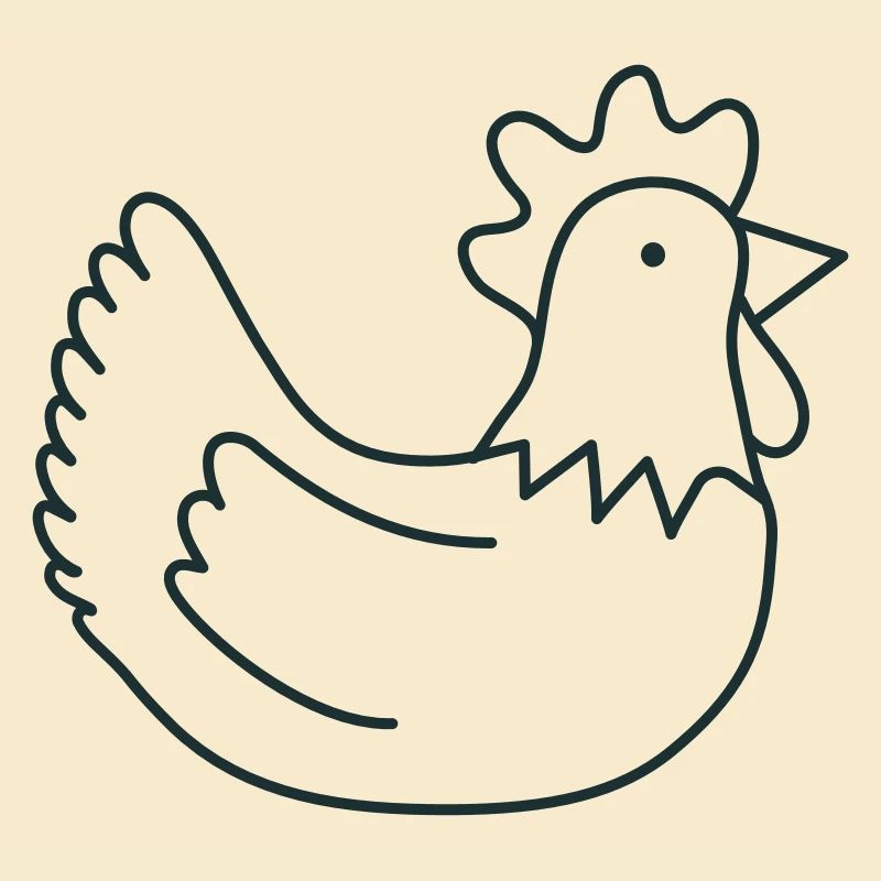 Roundy chook chicken hen