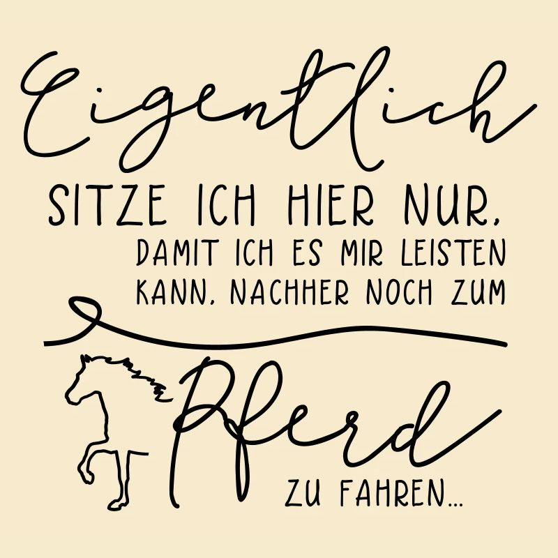 Eigentlich Pferd – Statement mit Pferd
