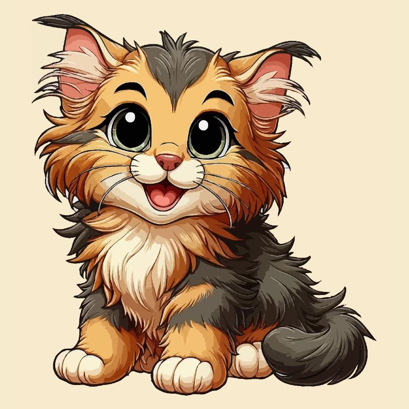 Bébé chat Main Coon