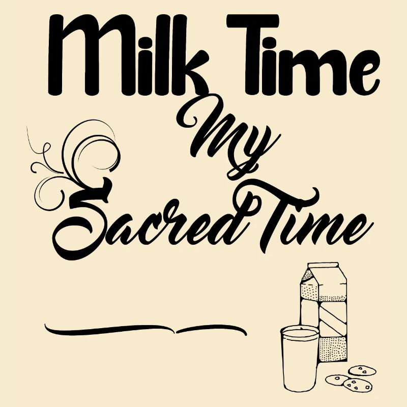 Conception du temps du lait et des biscuits