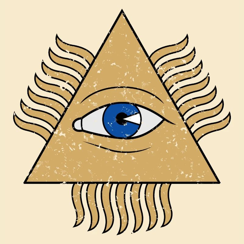 All-Seeing Eye - Pyramid Triangle
