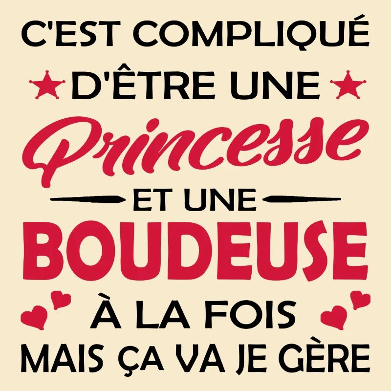 princesse et une boudeuse à la fois