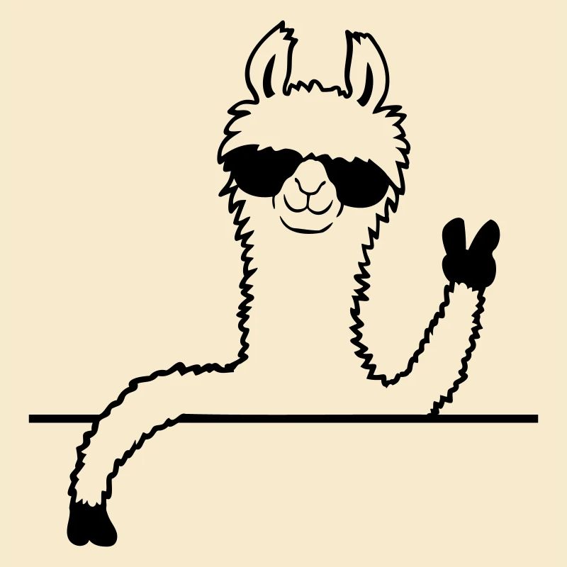 Lunettes de soleil Lama Comic