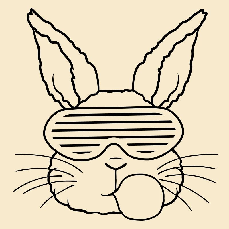 Lapin chewing-gum bubble cool