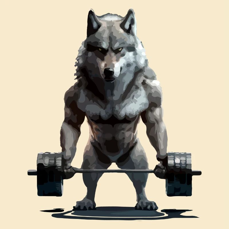 Der Wolf mit Veränderungen
