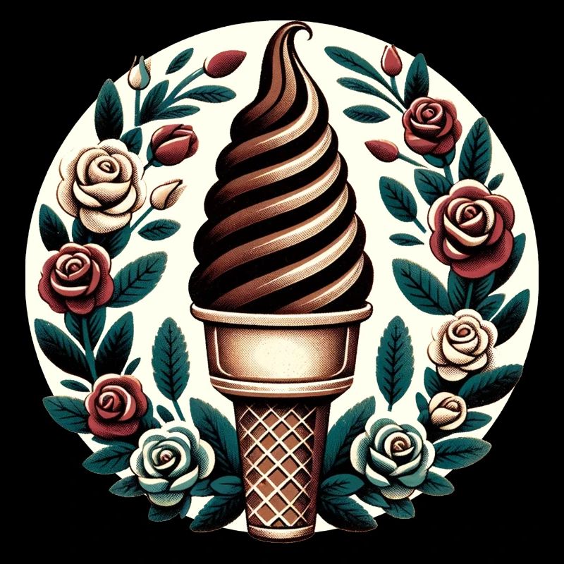 Glace au chocolat