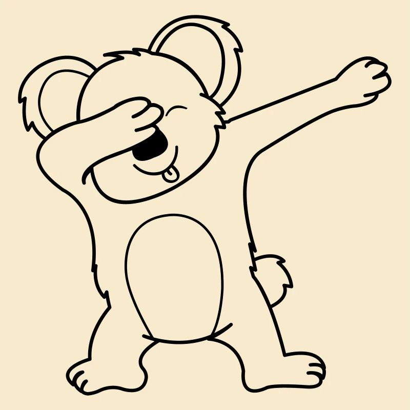 Koala Dabbing 01