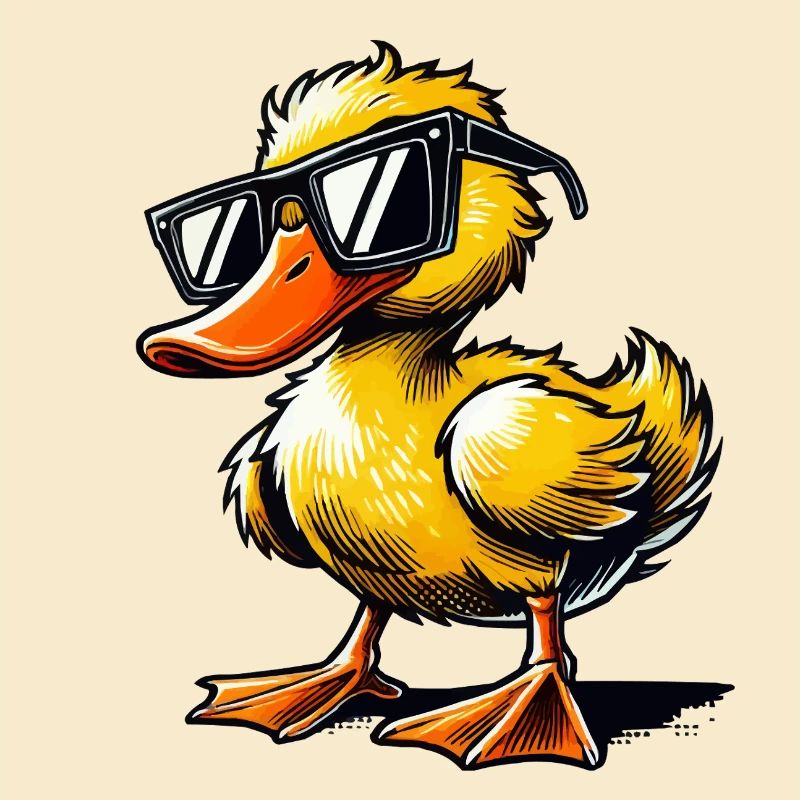 Bande dessinée de canard