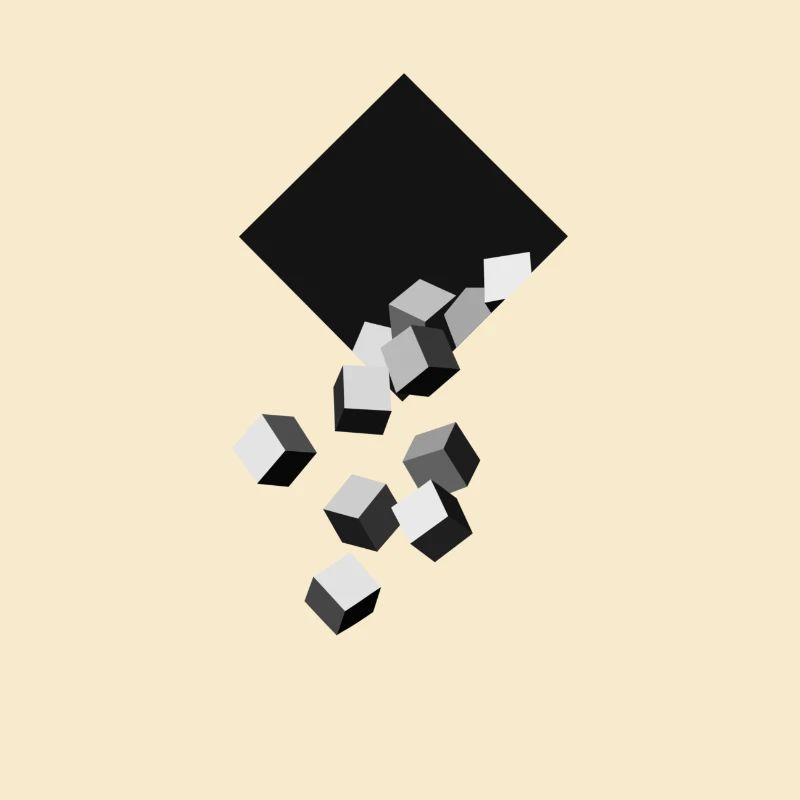 Cube, Square, Square,Black Market
