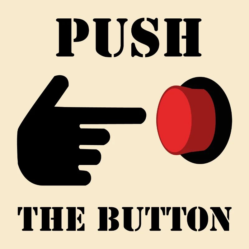 PUSH THE RED BUTTON (poster)