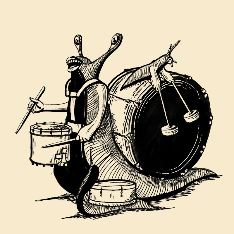 Drum Snail Design