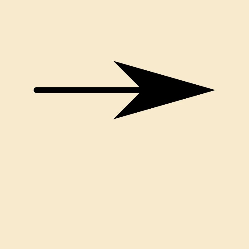 Flèche droite