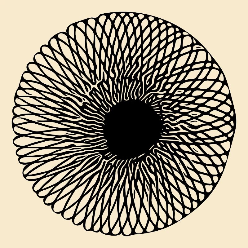 Geometric Optical 3D Circular Line Illusion
