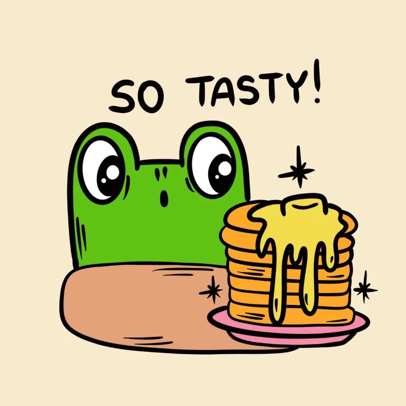Funny frog, toad