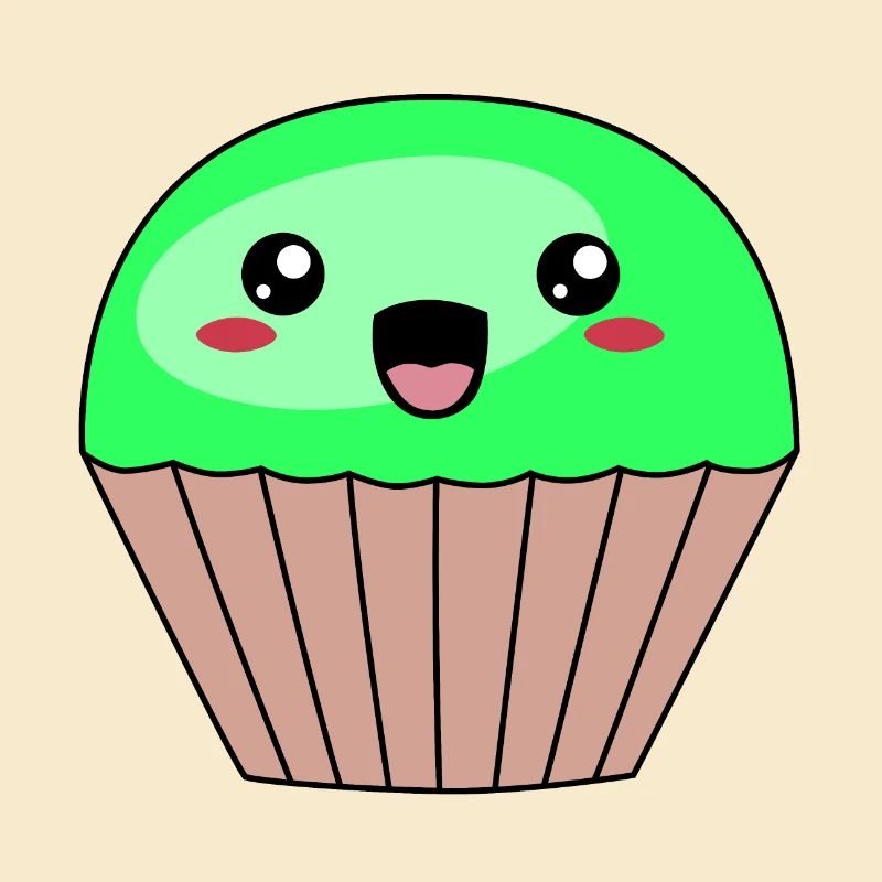 Muffin vert doux