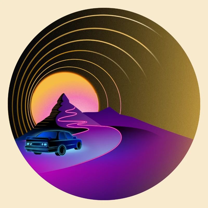 E30 - Retro - Synthwave - Style