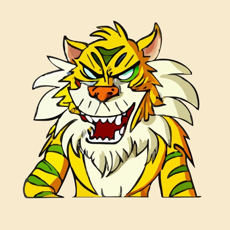 Exe the grumpy tiger
