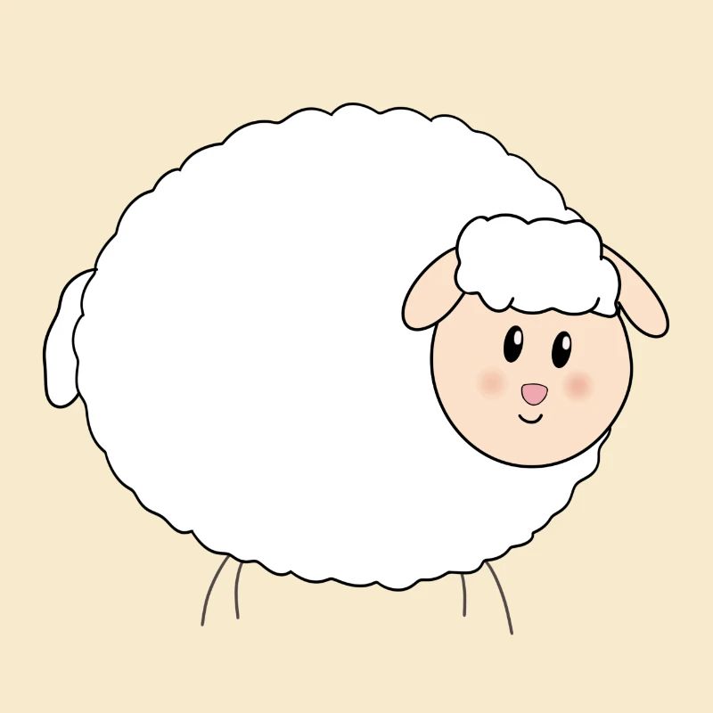 Pâques de mouton doux et gras