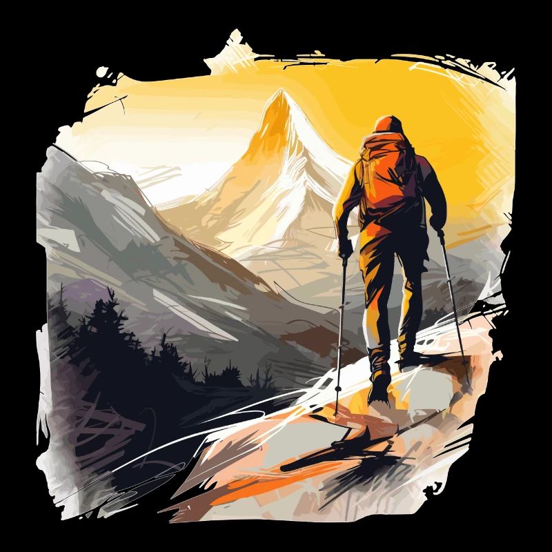 Mountain Hiking Berge Wanderung