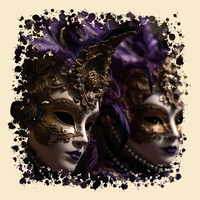 Il existe différents types de masques vénitiens