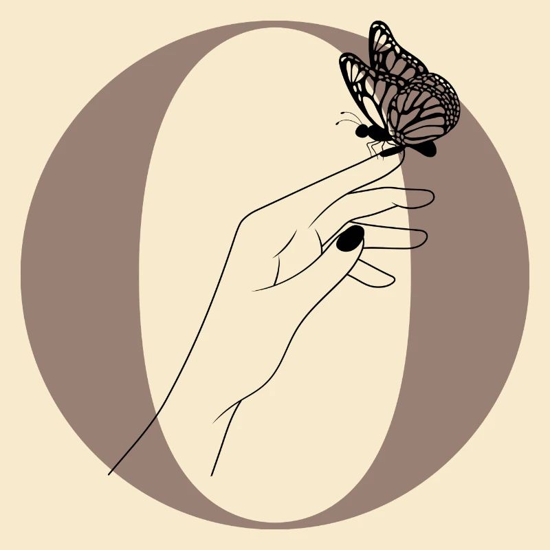 letter o magic butterfly