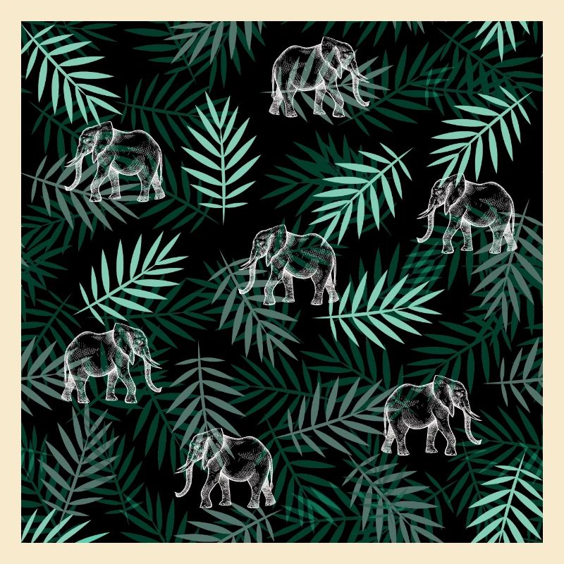 Elefanten-Muster Elephant Pattern