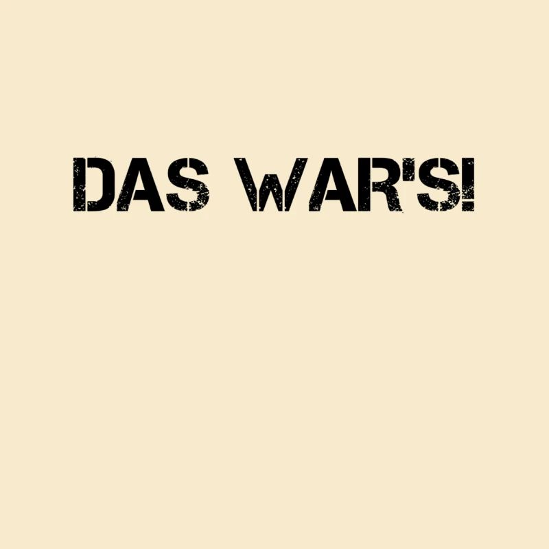 endlich überstanden