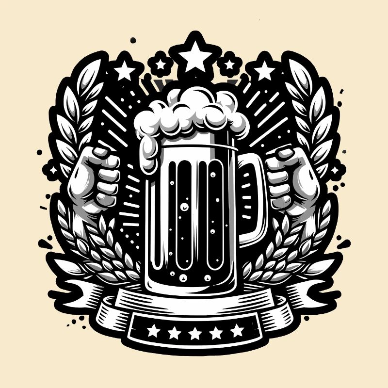 Bier: Schwarz-Weiß