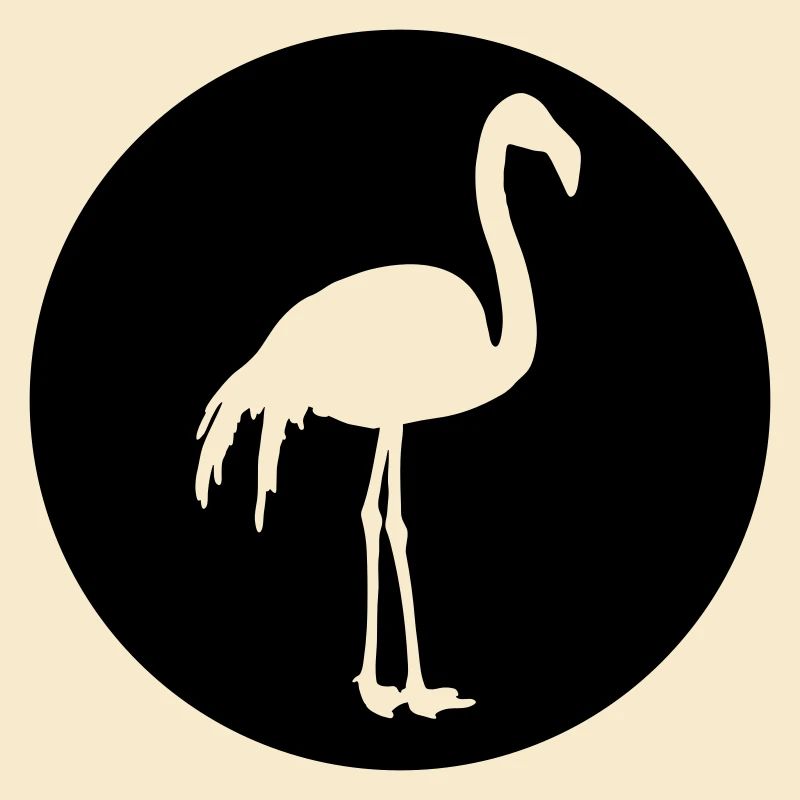 Conception de flamant rose