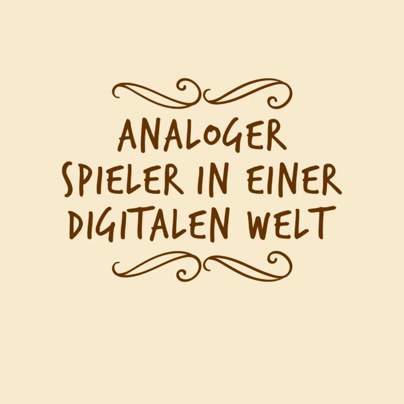 Analog is great