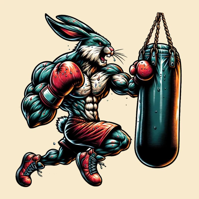Lapin de boxe