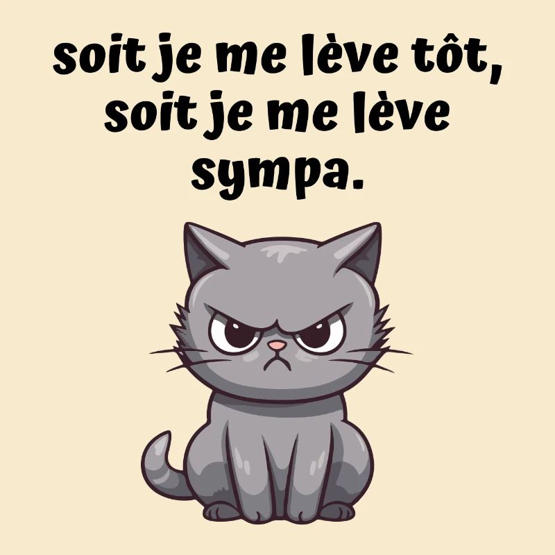 Entweder ich stehe früh auf oder ich wache schön auf