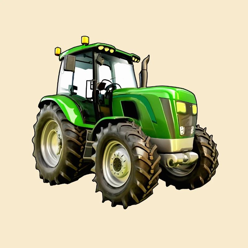 Moderner Traktor Trecker