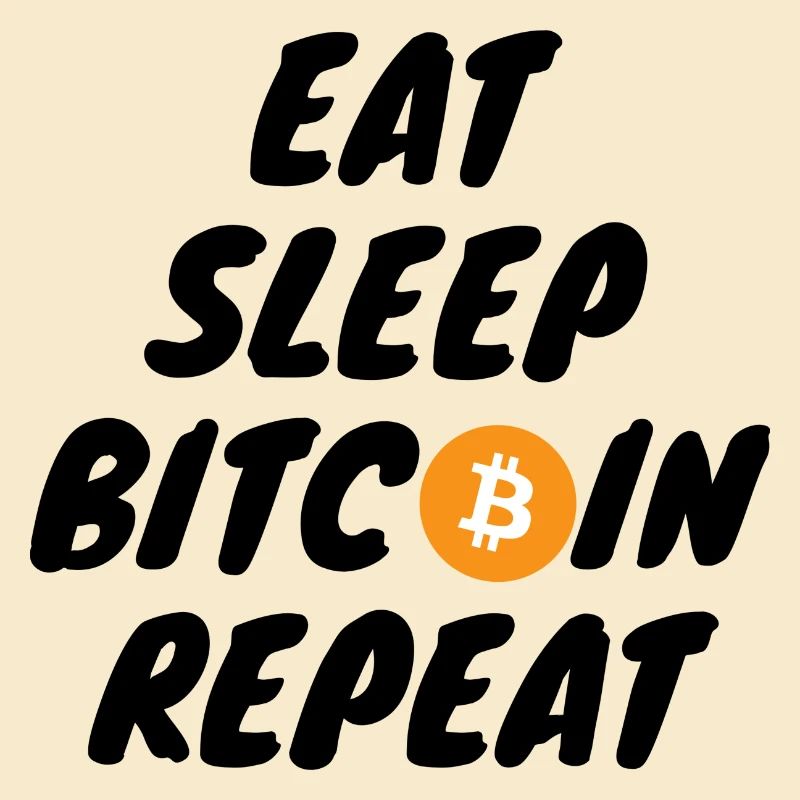 Crypto Eat sleep bitcoin repeat