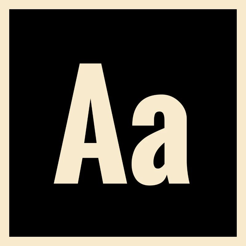Letter A Square