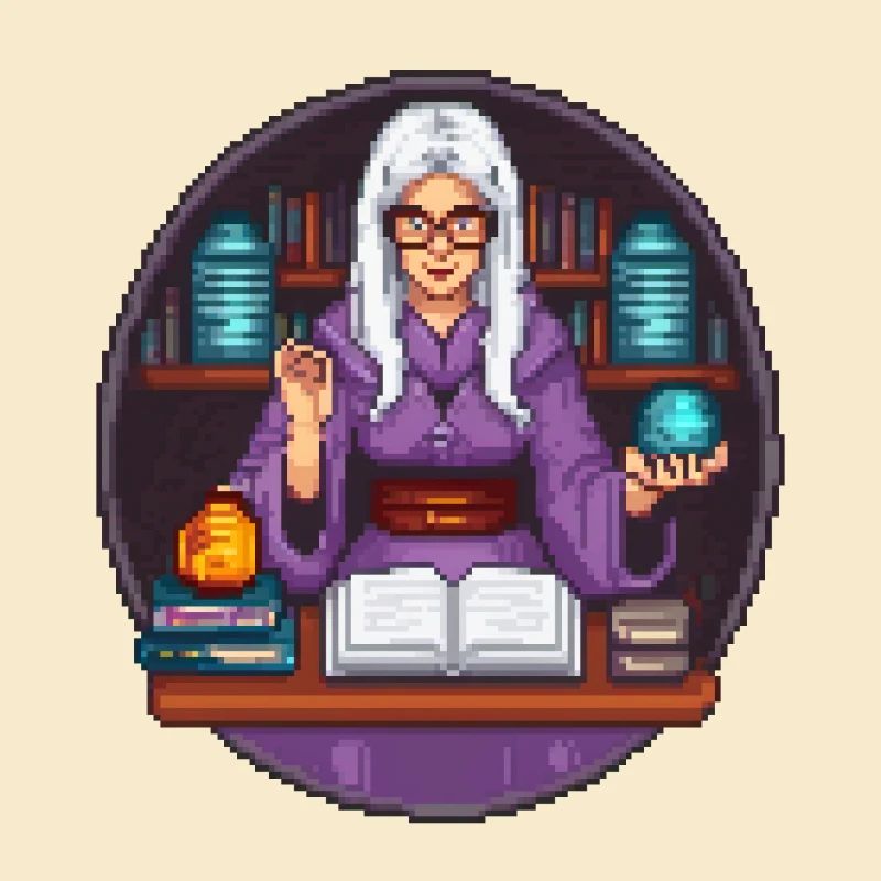 Pixel de bibliothécaire arcanique