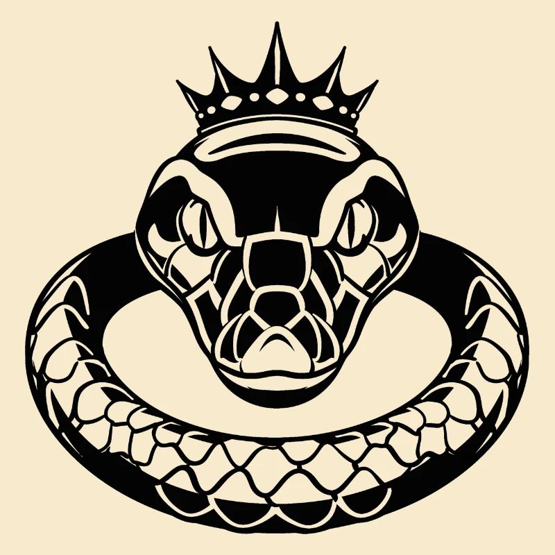 Eleganz der königlichen Python