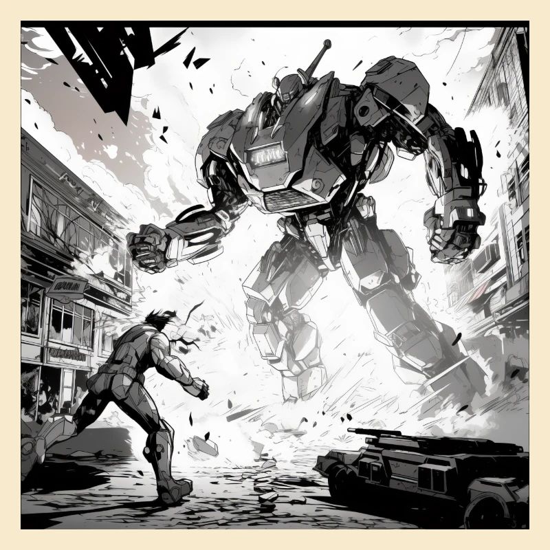Robot Fight Comic