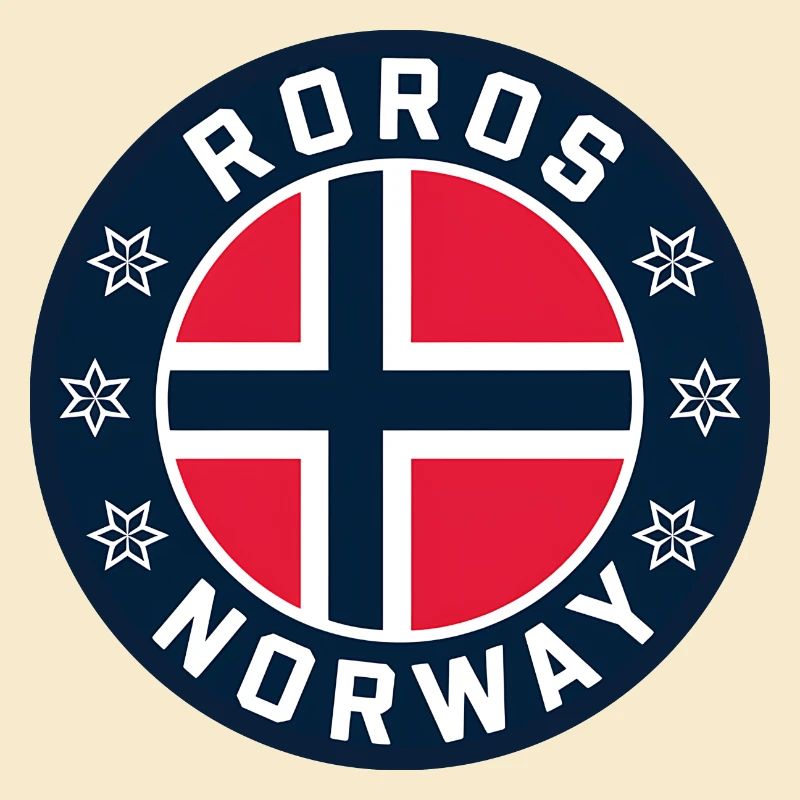 Drapeau de la Norvège Roros
