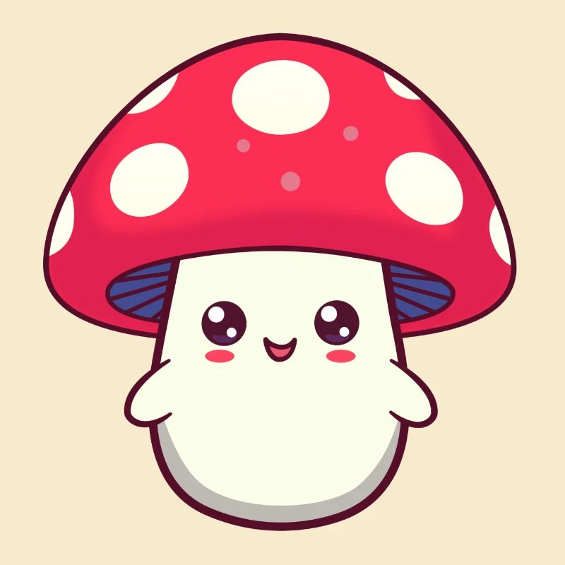 Toadstool Sweet Laugh Mushroom