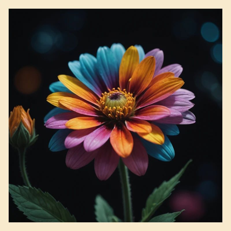 Bunte Blume